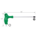 Toptul L-inbus ključ sa ručkom Hex i okruglim završetkom AGCA0415 dimenzije 4 mm