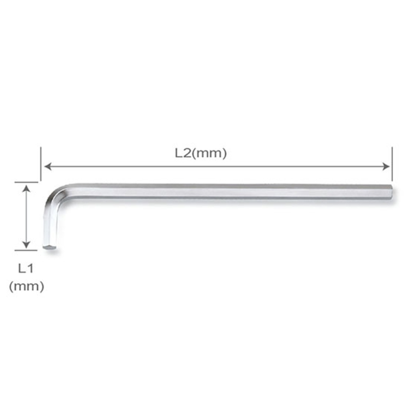 Toptul L-ključ inbus dugi AGAE0313 dimenzije 3 mm za profesionalnu upotrebu