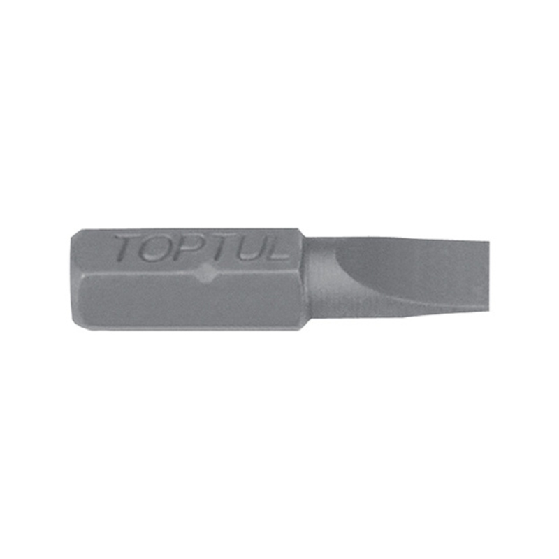 Toptul FSAA0808 ravni bit sa 1/4" Hex prihvatom dimenzija 1,2 x 8 x 25 mm za precizno zavrtanje vijaka sa ravnim utorom.