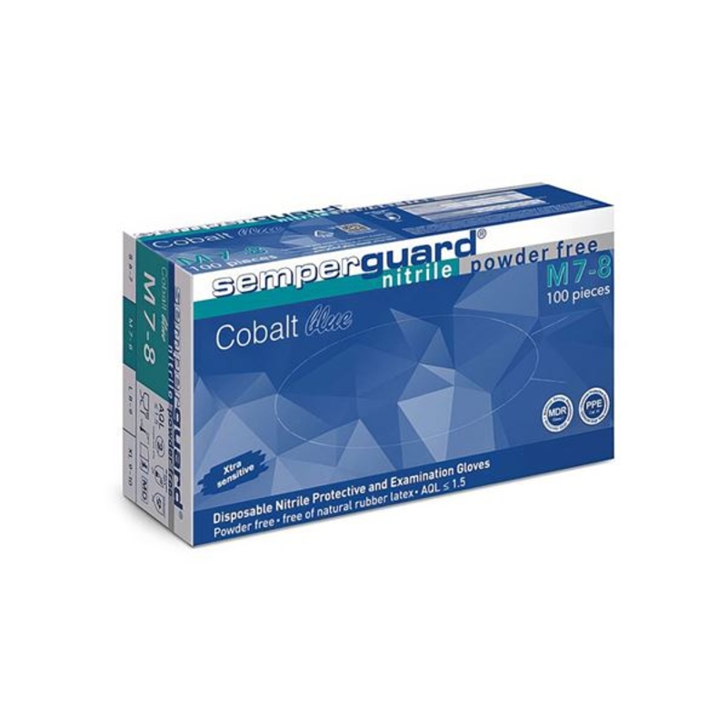 Ardon A5057/08 Semperguard Cobalt Nitril BP jednokratne nitrilne rukavice za zaštitu ruku u industriji, servisu, laboratoriji i svakodnevnom radu.