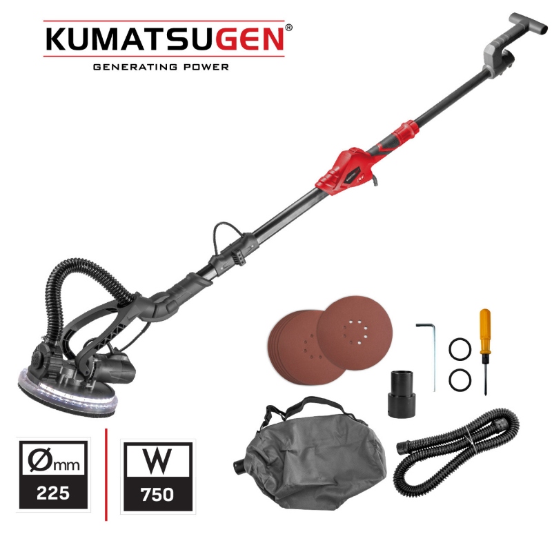 Kumatsugen KDS175 brusilica za zidove žirafa 750W za brušenje gletovanih zidova i plafona