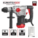 Kumatsugen KPH150 udarna čekić bušilica SDS PLUS za bušenje i štemanje betona, cigle i tvrdih građevinskih materijala