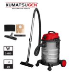 Kumatsugen KVC140 usisivač za mokro i suho usisavanje 1400W 30L sa prikazom karakteristika