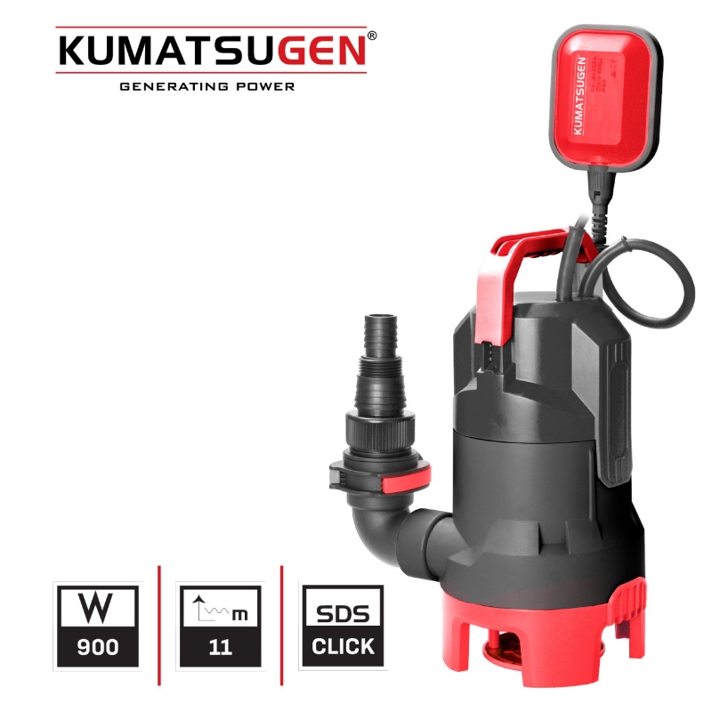 Kumatsugen KWP120 potopna pumpa za prljavu i čistu vodu – električna pumpa za ispumpavanje vode iz podruma, bunara i rezervoara