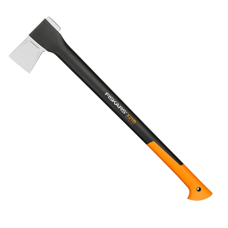 Fiskars X21 L 122473 sjekira za cjepanje drva dužine 710 mm za efikasno cijepanje srednjih i većih cjepanica uz optimalan balans i snagu udarca.