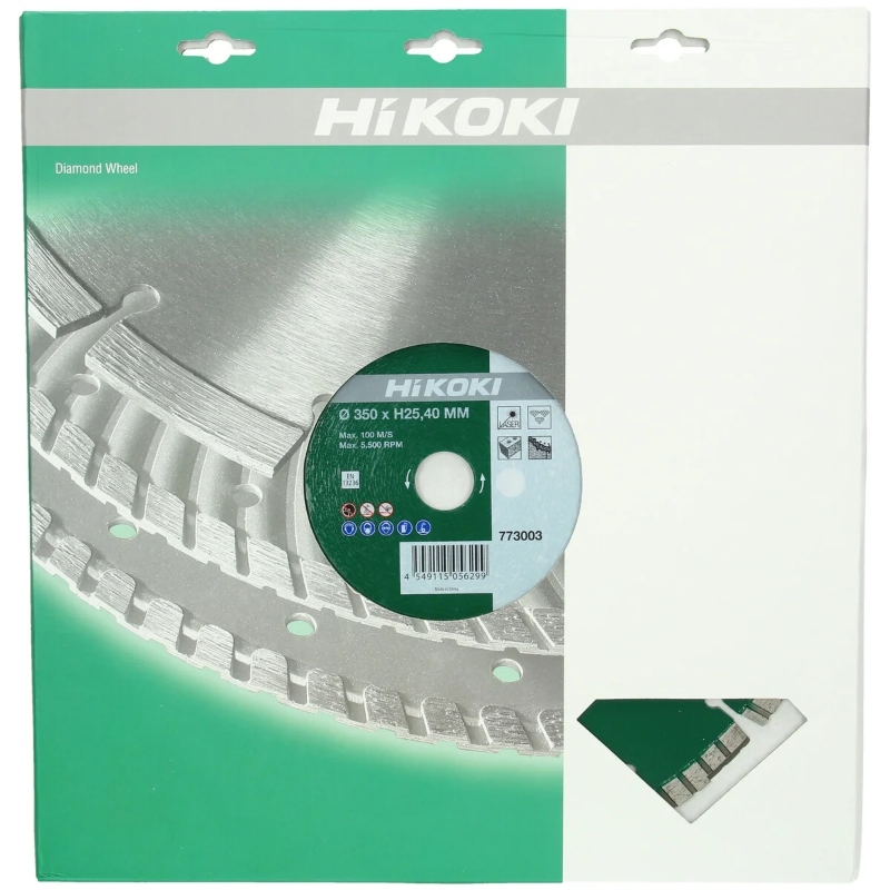 Druga fotografija HiKOKI univerzalne dijamantne ploče 773003 dimenzija 350 x 25,4 x 11,5 mm