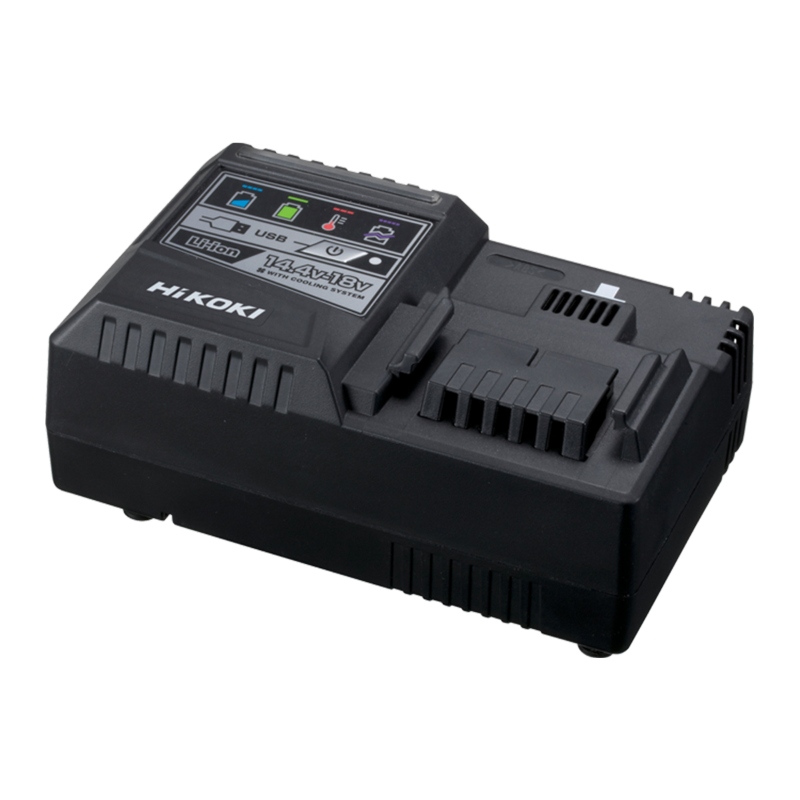 Hikoki punjač UC18YSL3 za brzo punjenje 14,4V i 18V litijum-jonskih baterija za Hikoki i Hitachi aku alate.