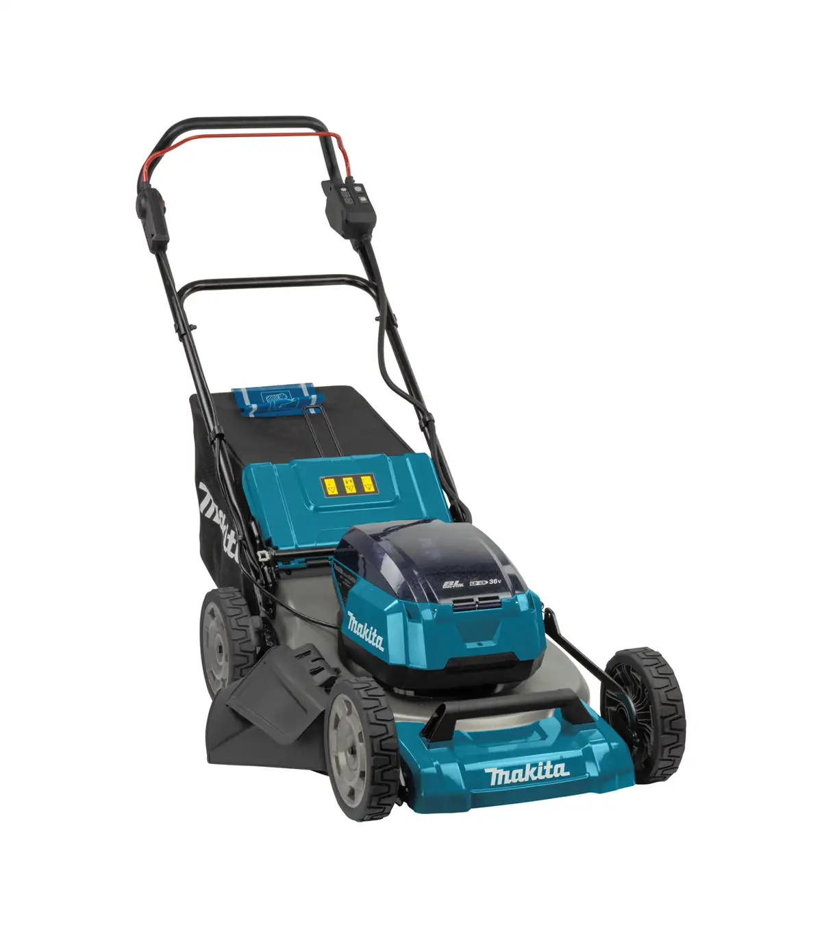 Makita – Akumulatorska kosilica 4u1 18+18V DLM530PT4 SET 4x baterija 18 V 5.0 Ah i dupli punjač