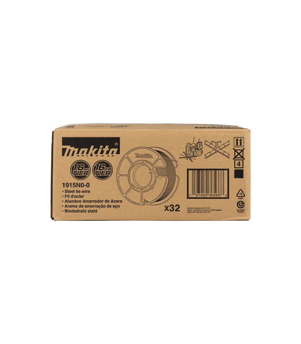 Makita – Žica za vezivanje armature, obložena plastikom za TR001G, 1,6x30m, 32/1, 1915N0-0