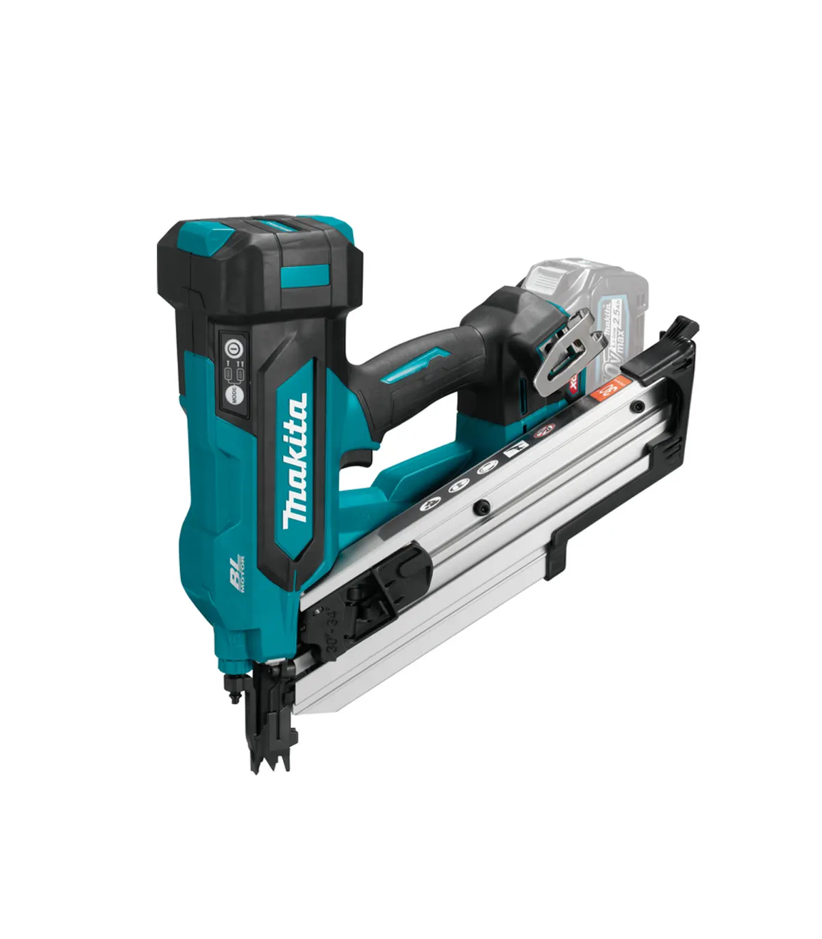 XGT Makita 40V – Akumulatorski pištolj za eksere 50–90 mm BN001GZ, 40 V max XGT (SOLO)