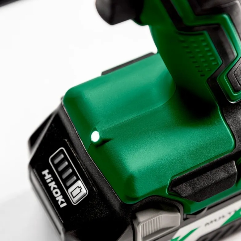 Hikoki aku vibraciona bušilica DV18DD 18V 3Ah - detaljan prikaz baterije za aku bušilicu