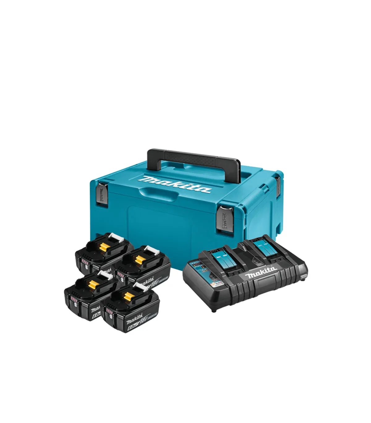 Makita – LXT Power set u koferu MAKPAC 3, BL1860Bx4, DC18RD 198091-4