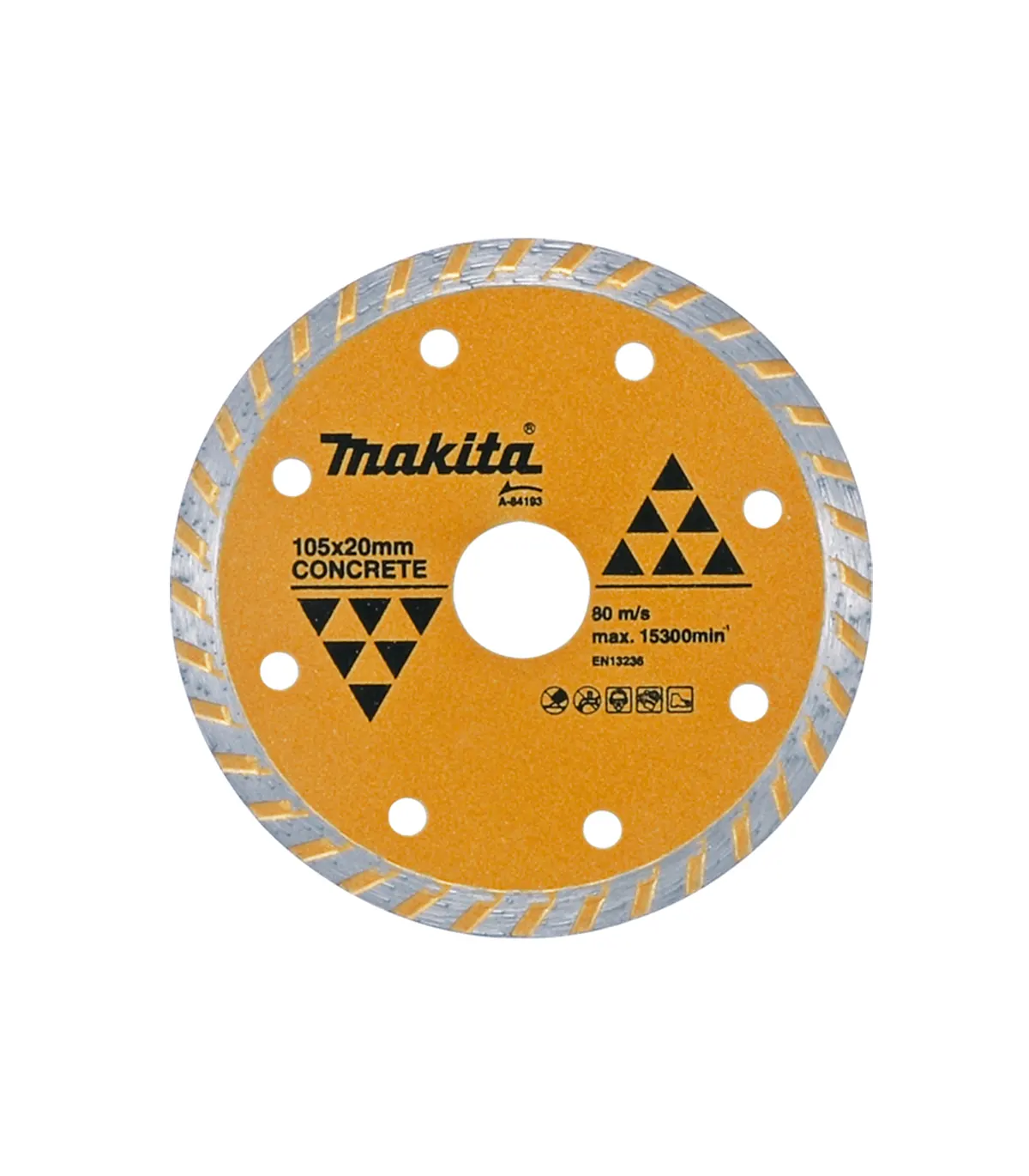 Makita – Dijamantna rezna ploča sa valovitim rubom za beton 105×20 mm A-84193