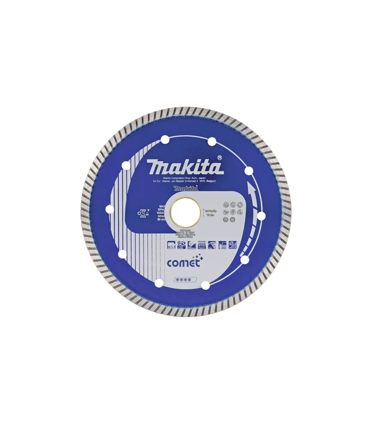 Makita – Comet Turbo dijamantna rezna ploča sa valovitim rubom 350×25,4 mm B-13057
