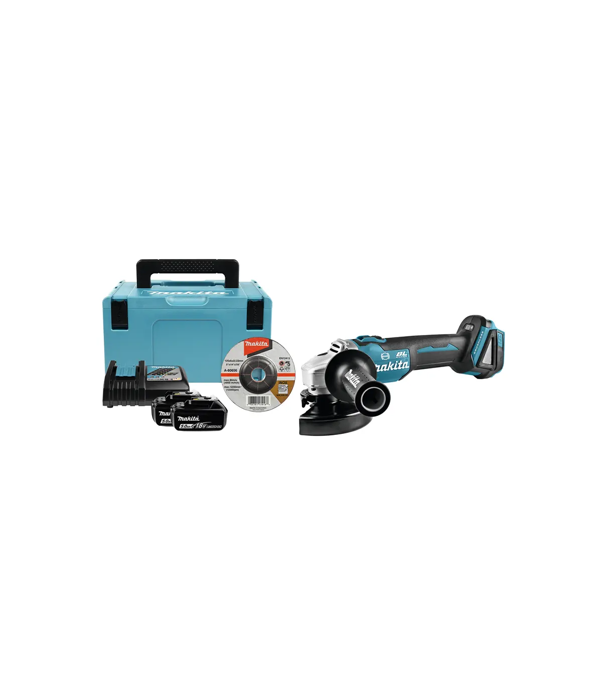 Makita – Akumulatorska kutna brusilica DGA506RTJ