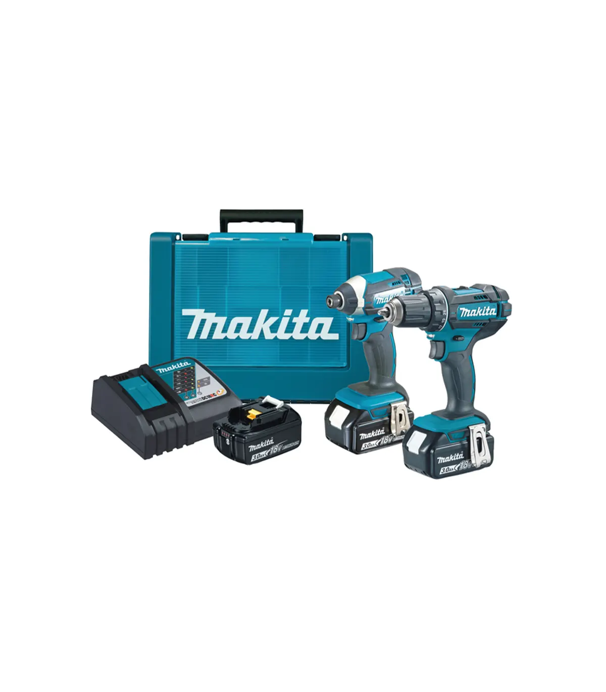 Makita – Akumulatorski set alata LXT DLX2127X1 – DDF482, DTD152