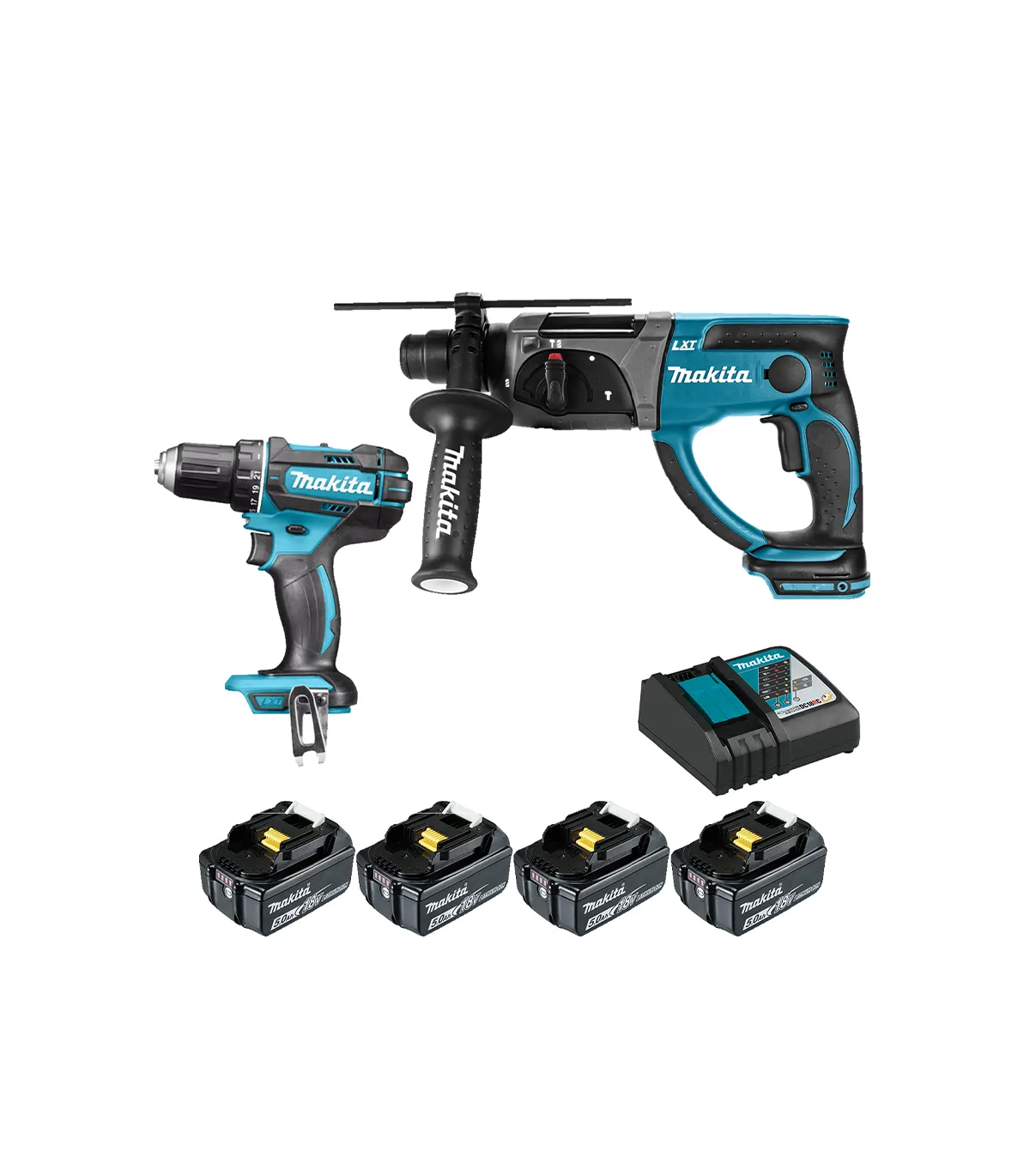 Makita – Akumulatorski set alata DLXSET002 (DDF482, DHR202)