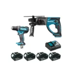 Makita – Akumulatorski set alata DLXSET003 (DDF482, DHR202)