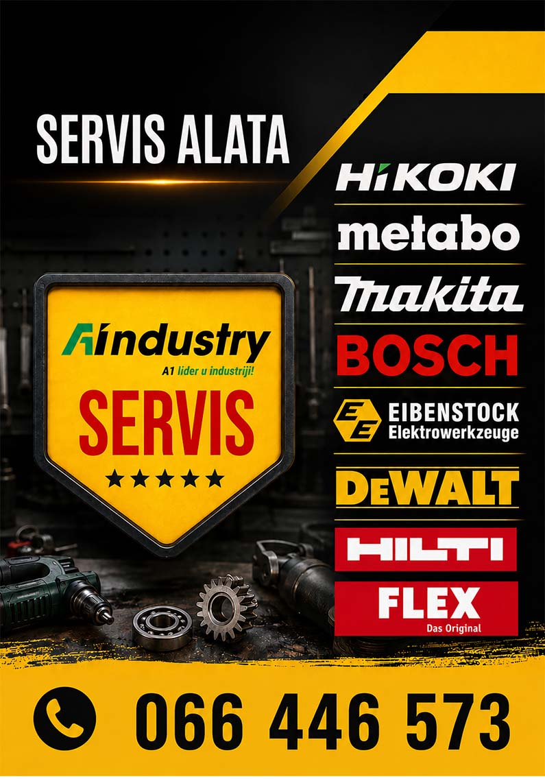 A1Box servis alata za profesionalnu dijagnostiku, popravku i održavanje električnih, akumulatorskih i benzinskih alata