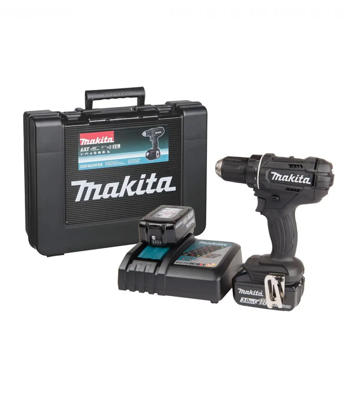 Makita – Akumulatorska bušilica-odvijač BLACK EDITION DDF482RFEB