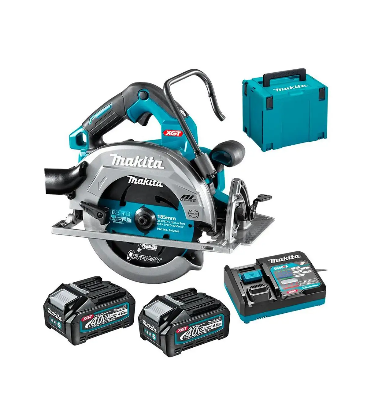 XGT Makita 40V – Akumulatorska kružna pila 40V, 190mm HS003GM201