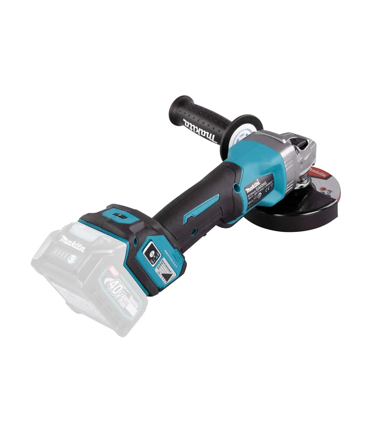 Makita – Akumulatorska kutna brusilica 40V, 125 mm GA029GZ