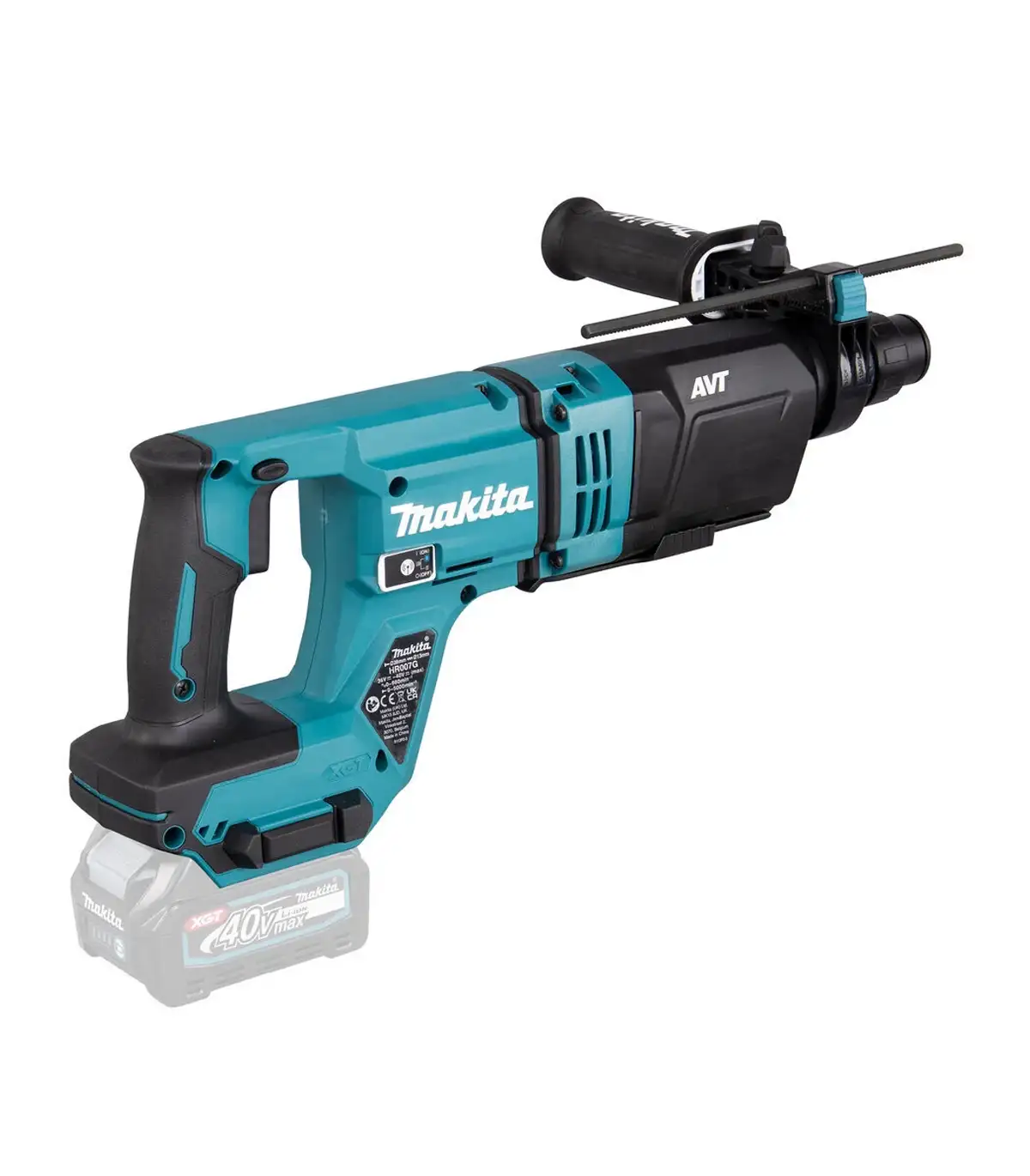 XGT MAKITA 40V – Akumulatorska bušilica-čekić HR007GZ