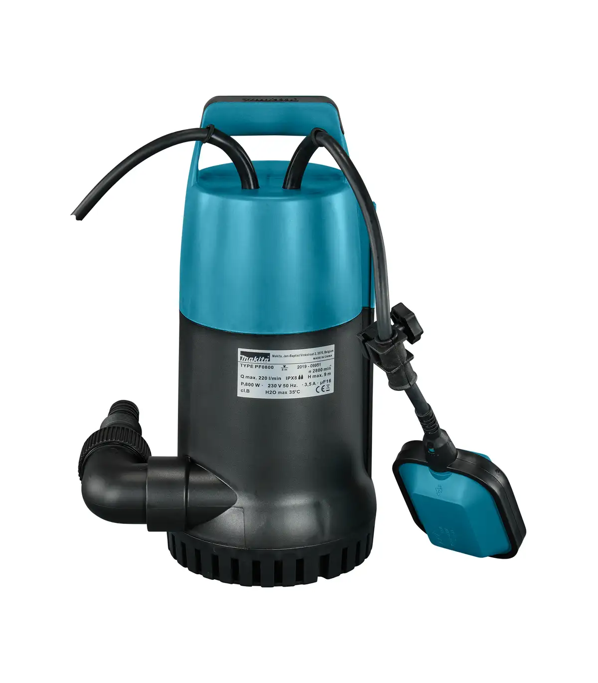 Makita – Potopna pumpa za čistu vodu PF0800