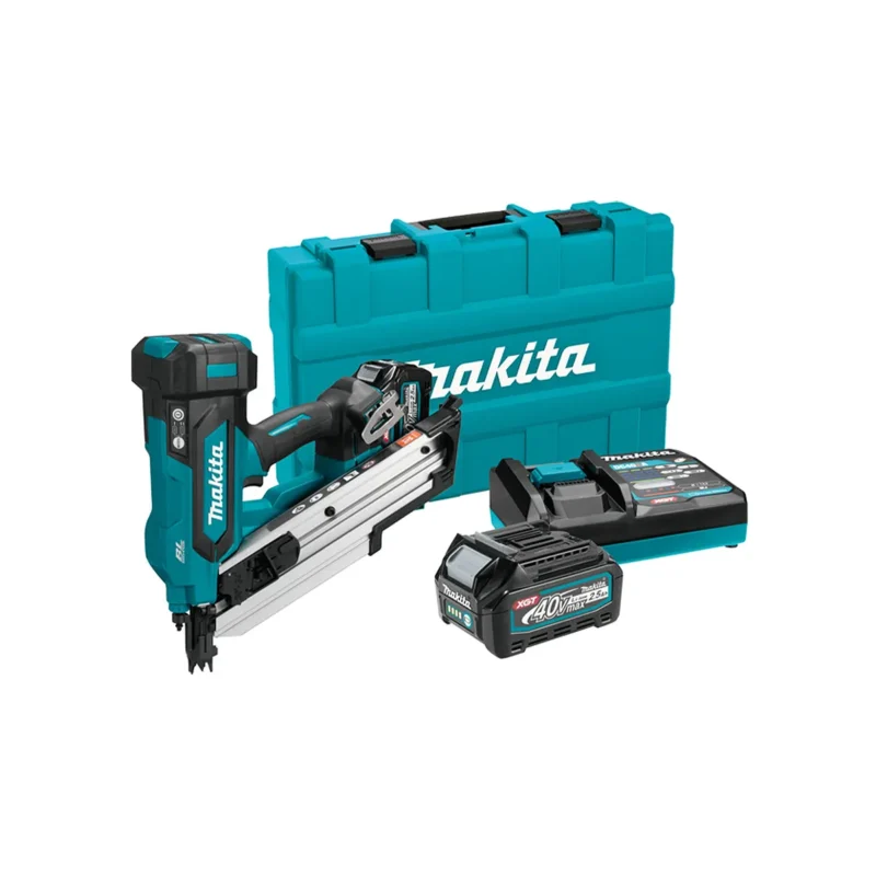XGT Makita 40V – Aku pištolj za eksere 40 V max u setu sa 2x baterije 2,5 AH, brzim punjačem i koferom BN001GD201