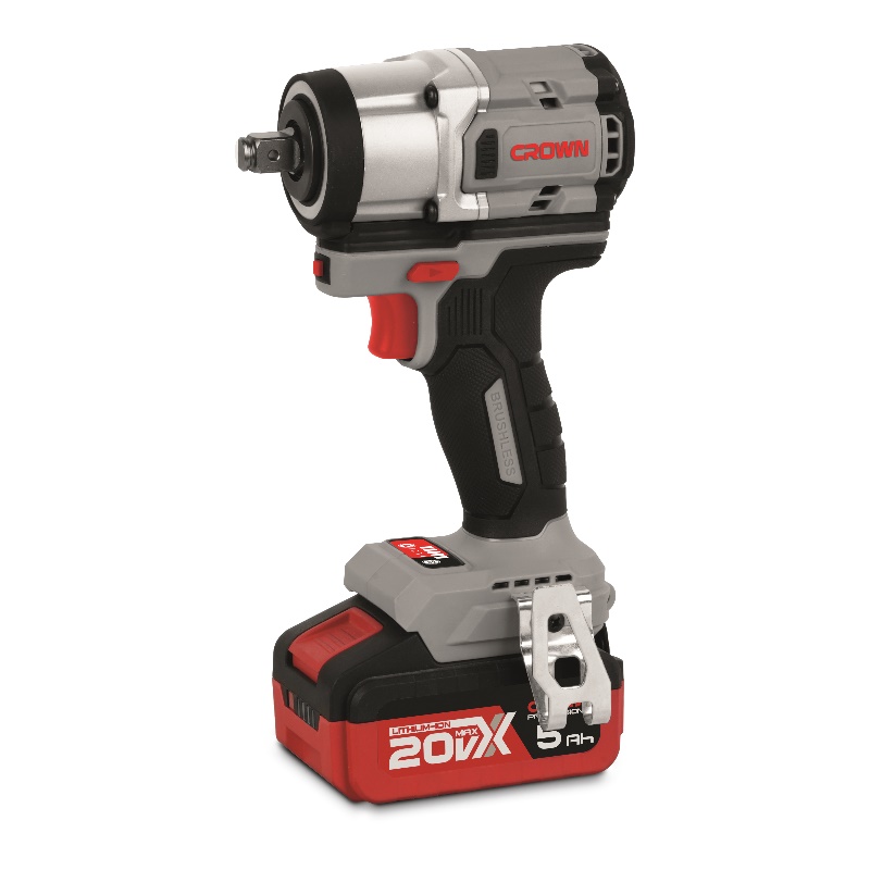 Crown aku udarni odvijač CT22057HX Brushless 20 V Max 1/2" 800 Nm solo za profesionalno zavrtanje i odvrtanje