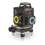 Crown linijski laser CT44088-R TB dometa 30 m sa 3 x 360° zelenim laserskim linijama za precizno nivelisanje i poravnanje