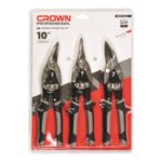 Crown makaze za lim CPHSS-CXA10 250 mm set 3 komada za precizno ravno, lijevo i desno rezanje lima
