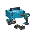 Makita – Akumulatorska udarna bušilica-odvijač DHP490RFJ, 18 V LXT set