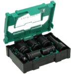 Hikoki set kovanih natikača 40030025 sa veličinama 13, 17, 19, 21 i 24 mm i dva prelaza za profesionalnu upotrebu