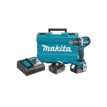 Makita – Akumulatorska bušilica-odvijač u setu sa 2x baterije 5.0 AH, brzim punjačem i koferom DDF484RTE