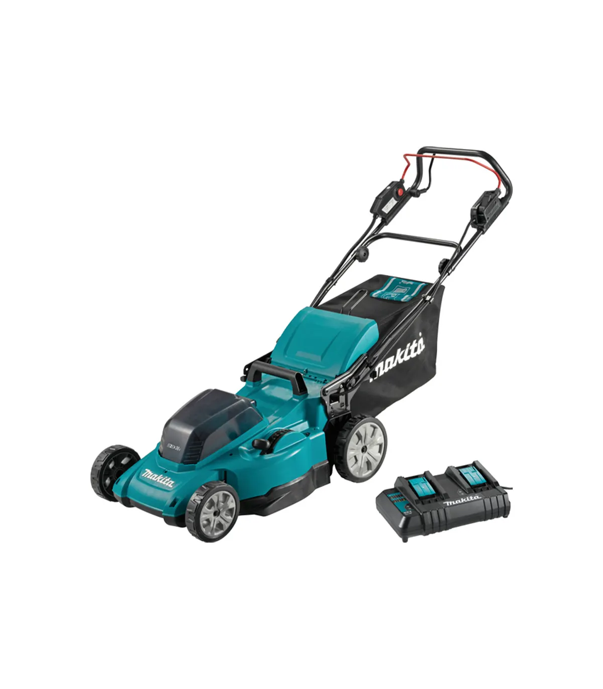 Makita – Akumulatorska samohodna kosilica DLM481CT2 18 + 18 V LXT