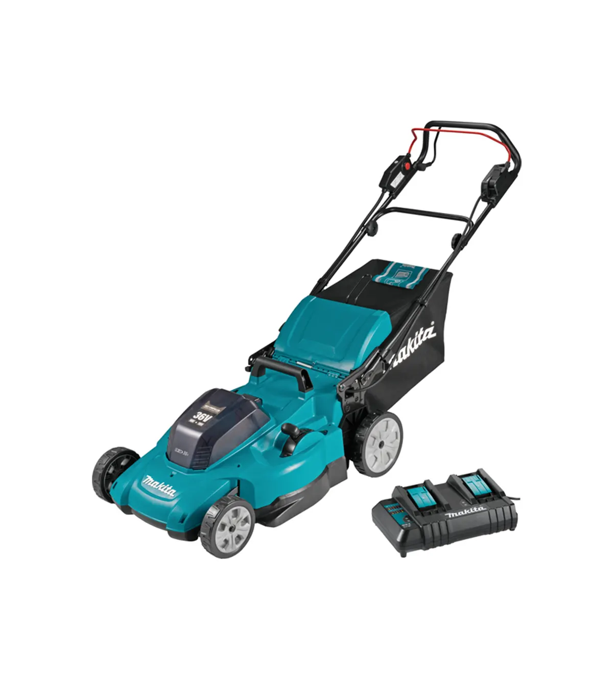 Makita – Akumulatorska samohodna kosilica DLM539CT2 18 + 18 V LXT