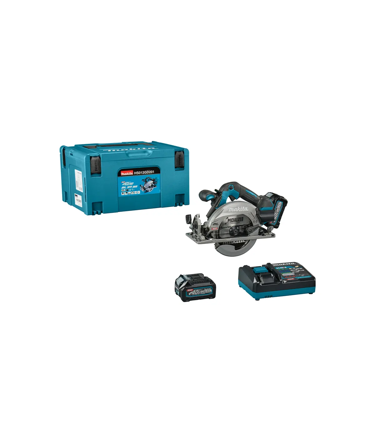 XGT Makita 40V – Akumulatorska ručna kružna pila HS012GD201