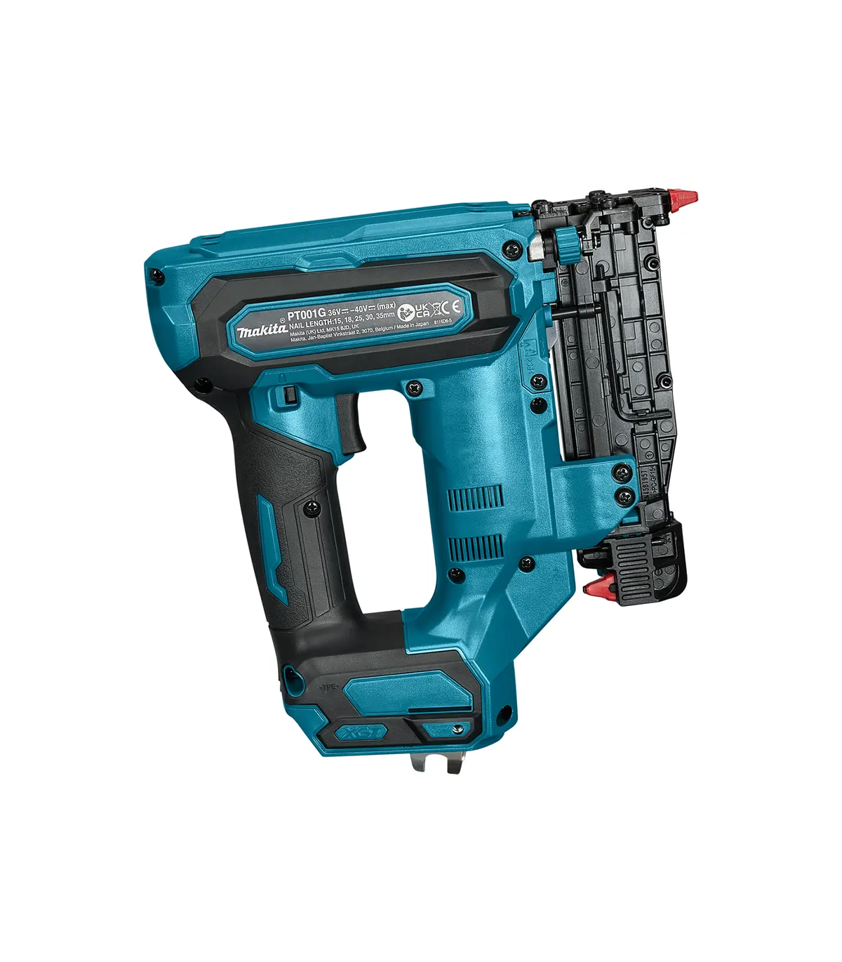 XGT Makita 40V – Akumulatorski pištolj za čavle PT001GZ