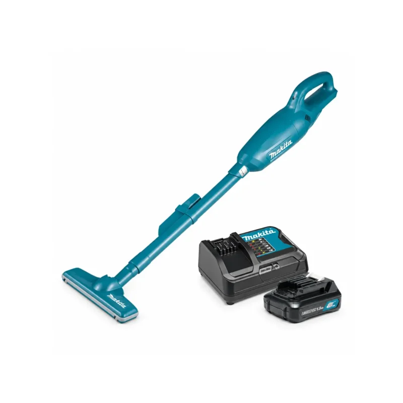 Makita – Akumulatorski usisivač 12 V max CXT u setu sa baterijom 1,5 AH i brzim punjačem CL106FD SET
