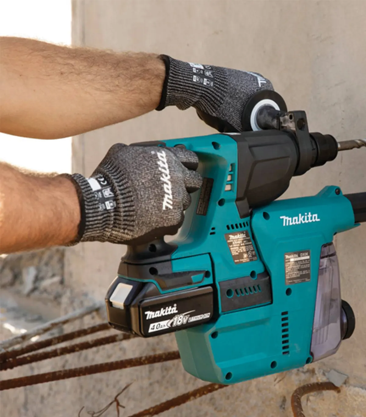 Makita – Radne rukavice Advanced FitKnit Cut Level 7, nitrilne, M, L, XL