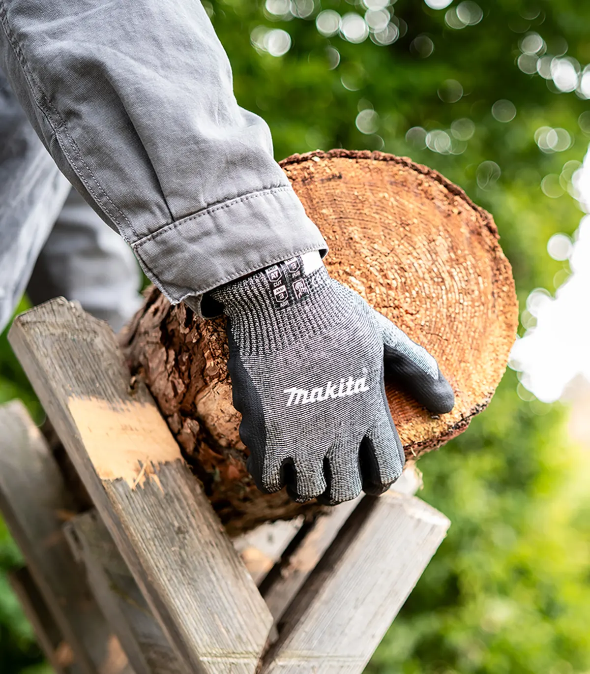 Makita – Radne rukavice Advanced FitKnit Cut Level 7, nitrilne, M, L, XL